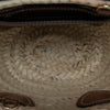 Miu Miu Raffia Logo Braided Top Handle Bag Secondhand
