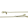 Chanel CC Gold Plated Faux Pearl and Crystal Drop Necklace Secondhand
