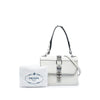 Prada City Calf and Saffiano Studded Elektra Satchel Secondhand