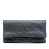 Chanel CC Quilted Lambskin Foldover Clutch Secondhand