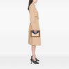 Celine Tricolor Leather Pocket Envelope Zip Clutch Secondhand