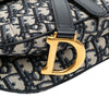 Dior Mini Oblique Canvas Saddle Bag Secondhand