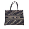 Dior Medium Oblique Embroidered Canvas Book Tote Secondhand