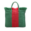 Gucci Raffia Web Cestino Tote Secondhand