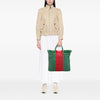 Gucci Raffia Web Cestino Tote Secondhand
