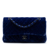 Chanel Medium Classic Velvet Double Flap Secondhand