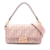 Fendi Zucca Embroidered Canvas Baguette Satchel Secondhand