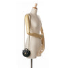 Chanel Mini CC Quilted Patent Leather Top Handle Clutch with Chain Secondhand