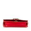 Ferragamo Small Calfskin and Suede C Clutch With Chain Secondhand