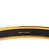 Hermès Narrow Pavois Flags Enamel Bangle 65 Secondhand