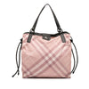 Burberry Supernova Check Nylon Buckleigh Tote Secondhand