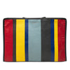 Balenciaga Lambskin Striped Bazar Clutch Secondhand