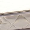 Chanel Lambskin and Acrylic Kiss Clutch with Chain Secondhand