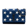 Saint Laurent Small Star Embroidered Canvas Monogram Kate Crossbody Secondhand
