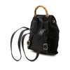 Secondhand Gucci Suede Bamboo Drawstring Backpack