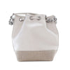 Saint Laurent Mini Canvas Rive Gauche Bucket Bag Secondhand