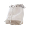 Saint Laurent Mini Canvas Rive Gauche Bucket Bag Secondhand