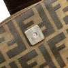 Fendi Zucca Canvas Shoulder Bag Secondhand