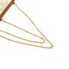 Celine Triomphe Coated Canvas Clutch On Chain Secondhand