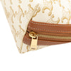 Celine Triomphe Coated Canvas Clutch On Chain Secondhand