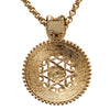 Dior Gold Plated Filigree Pendant Necklace Secondhand