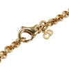 Dior Gold Plated Filigree Pendant Necklace Secondhand