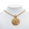 Dior Gold Plated Filigree Pendant Necklace Secondhand