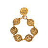 Chanel CC Gold Plated 31 Rue Cambon Medallion Link Bracelet Secondhand