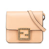 Fendi Leather Crystal Fab Crossbody Secondhand