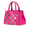 Prada Small Canvas Canapa Grommet Satchel Secondhand