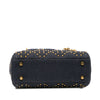 Dior Mini Denim Cannage Studded Supple Lady Dior Secondhand