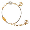 Louis Vuitton Gold Plated and Brass Logomania Bracelet Secondhand