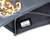 Chanel Lambskin 19 Flap Coin Purse With Chain Secondhand