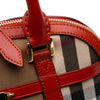 Burberry Small House Check Canvas Bridle Orchard Satchel Secondhand