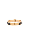 Hermès Narrow Enamel Charniere Uni Hinged Bracelet Secondhand