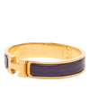 Hermès Narrow Enamel Clic H Bracelet GM Secondhand
