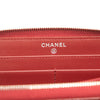 Secondhand Chanel CC Quilted Caviar Zip Around Long Wallet