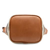 Secondhand Burberry Mini Mega Check Canvas Ashby Tassel Bucket Bag