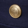 Secondhand Gucci by Tom Ford Blue Skirt with Front Gold Buttons - '00s