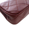 Chanel Mini Quilted Calfskin Crystal Pearls Chain Flap Secondhand