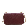 Chanel Mini Quilted Calfskin Crystal Pearls Chain Flap Secondhand