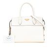 Prada Saffiano And City Calf Esplanade Satchel Secondhand