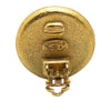 Chanel Gold Plated CC Frog Clip On Earrings Secondhand