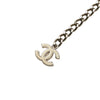 Chanel Silver Plated and Enamel CC Chain Link Belt Secondhand