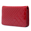 Chanel CC Quilted Patent Coco Boy Wallet On Chain Secondhand