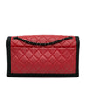 Chanel CC Grossgrain trim Lambskin Flap Shoulder Bag Secondhand