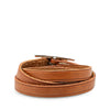 Secondhand Hermès Leather Hapi Triple Tour Wrap Bracelet M