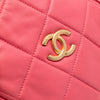 Chanel CC Quilted Lambskin Diamond Clutch with Chain Secondhand