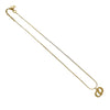 Dior Gold Plated CD Logo Pendant Necklace Secondhand