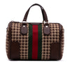 Gucci Cotton Seventies Web Boston Bag Secondhand
